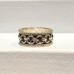 Equestrian silver 925 ring